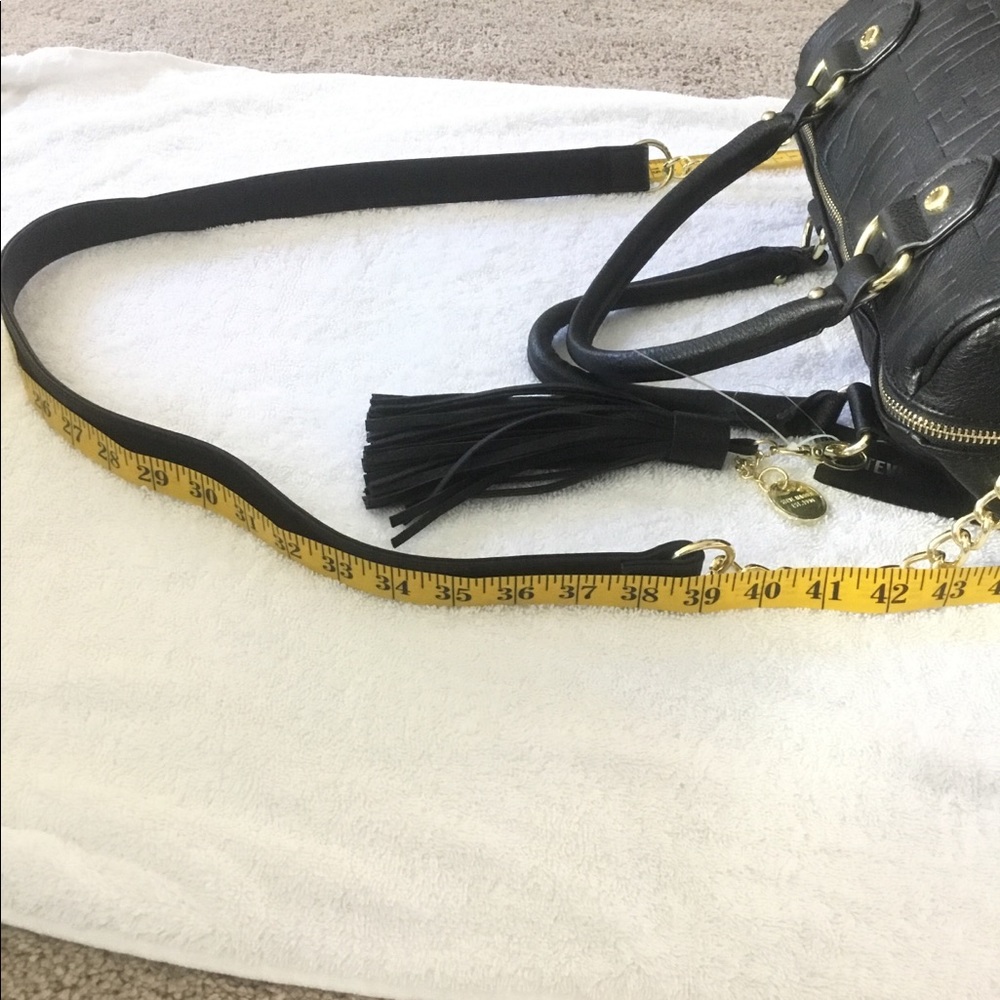 NWT, Gorgeous Steve Madden Satchel, Black In Color - Picture 6 of 8